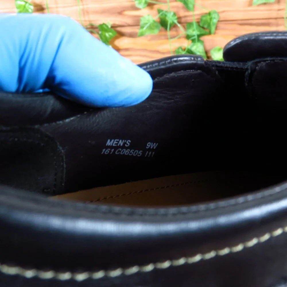 Cole‎ Haan C06505 Mens NikeAir Loafers Size 9 Wide Dress Casual Black Leather